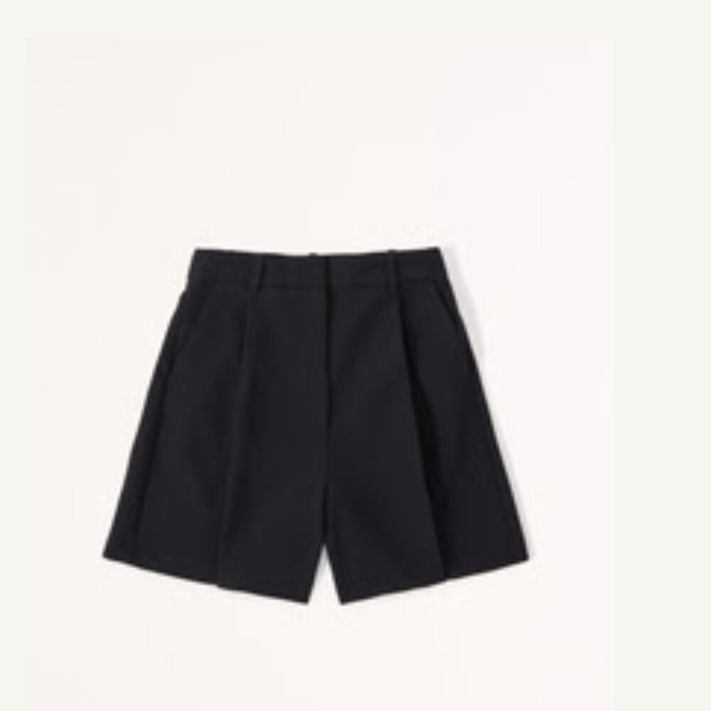 Abercrombie & Fitch High Rise Tailored Shorts